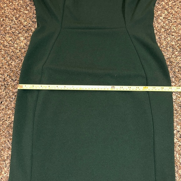 Calvin Klein Crew Neck Short Tulip Sleeve Solid Sheath Stretch Dress size 12 (L) - Picture 7 of 16